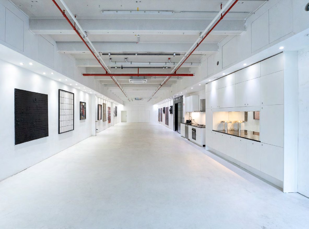 Loft und Atelier im zweiten Stock